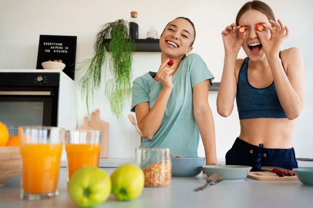 Women preparing healthy meals - a vital aspect of Lifestyle Hacks Lifestyle