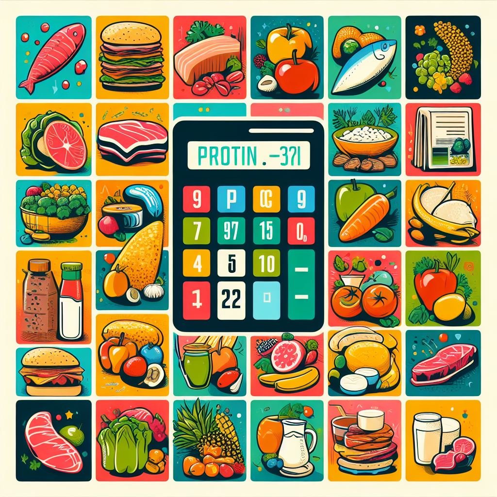 An image showcasing miscellaneous protein calculators, reflecting a diverse range of dietary choices and goals. Icons representing flexibility and customization emphasize the adaptability of these tools. 